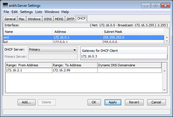 DHCP range without dynamic DNS update